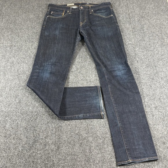 AG Adriano Goldschmied Men's Jeans 34x34* The Matchbox Slim Straight USA Western - Picture 1 of 14